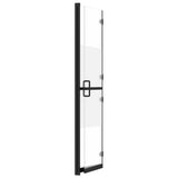 Parete per Doccia Walk-in Pieghevole in Vetro ESG 100x190 cm