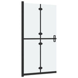 Parete per Doccia Walk-in Pieghevole in Vetro ESG 80x190 cm