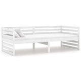 Dormeuse Bianca in Legno Massello di Pino 90x200 cm