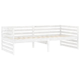 Dormeuse Bianca in Legno Massello di Pino 90x200 cm