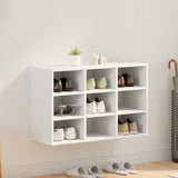 Mobile per scarpe Bianco 77,5 x 30 x 51 cm Legno truciolato