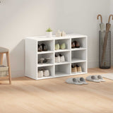 Mobile per scarpe Bianco 77,5 x 30 x 51 cm Legno truciolato
