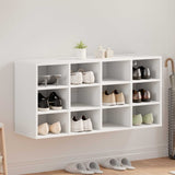 Mobile per scarpe Bianco 103 x 30 x 51 cm Legno truciolato