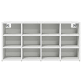 Mobile per scarpe Bianco 103 x 30 x 51 cm Legno truciolato