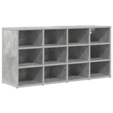 Mobile per scarpe Grigio cemento 103 x 30 x 51 cm