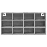 Mobile per scarpe Grigio cemento 103 x 30 x 51 cm