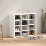 Mobile per scarpe Bianco 77,5 x 30 x 67 cm Legno truciolato