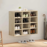 Mobile per scarpe Rovere Sonoma 77,5 x 30 x 67 cm