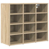 Mobile per scarpe Rovere Sonoma 77,5 x 30 x 67 cm