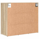Mobile per scarpe Rovere Sonoma 77,5 x 30 x 67 cm