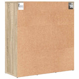 Mobile per scarpe Rovere Sonoma 77,5 x 30 x 83,5 cm