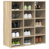 Mobile per scarpe Rovere Sonoma 77,5 x 30 x 83,5 cm