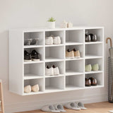 Mobile per scarpe Bianco 103 x 30 x 67 cm Legno truciolato