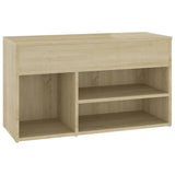 Panca Porta Scarpe Rovere Sonoma 80x30x45 cm Legno truciolato