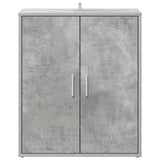 Scarpiera Grigio Cemento 60x35x70 cm in Truciolato