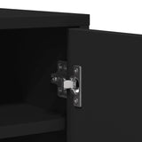 Scarpiera Nera 60x35x92 cm in Truciolato