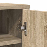 Scarpiera Rovere Sonoma 60x35x92 cm in Legno truciolato
