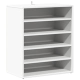 Scarpiera Bianca 60x35x70 cm in Legno truciolato