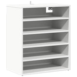 Scarpiera Bianca 60x35x70 cm in Legno truciolato