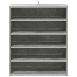 Scarpiera Grigio Cemento 60x35x70 cm in Truciolato