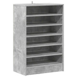 Scarpiera Grigio Cemento 60x35x92 cm in Truciolato