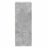 Scarpiera Grigio Cemento 60x35x92 cm in Truciolato