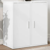 Scarpiere 2 pz Bianche 32x35x70 cm in Legno truciolato