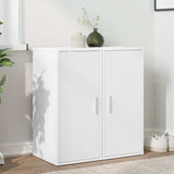 Scarpiere 2 pz Bianche 32x35x70 cm in Legno truciolato