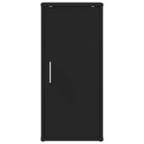 Scarpiera Nera 32x35x70 cm in Legno truciolato