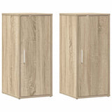 Scarpiere 2 pz Rovere Sonoma 32x35x70 cm in Truciolato