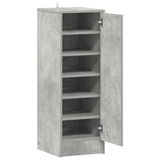 Scarpiera Grigio Cemento 32x35x92 cm in Truciolato