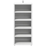 Scarpiere 2 pz Bianche 31,5x35x70 cm in Truciolato