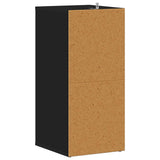 Scarpiera Nera 31,5x35x70 cm in Truciolato