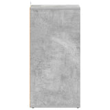 Scarpiera Grigio Cemento 31,5x35x70 cm in Truciolato