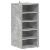 Scarpiere 2 pz Grigio Cemento 31,5x35x70 cm in Truciolato