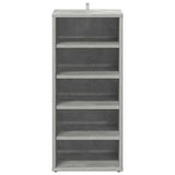 Scarpiere 2 pz Grigio Cemento 31,5x35x70 cm in Truciolato