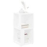 Pensile Angolare Bianco 33x33x67 cm in Legno truciolato