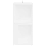 Pensile Angolare Bianco 33x33x67 cm in Legno truciolato
