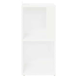 Pensile Angolare Bianco 33x33x67 cm in Legno truciolato