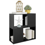 Libreria Nera 60x24x63 cm in Truciolato