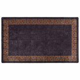 Tappeto Lavabile 190x300 cm Nero e Oro