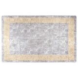 Tappeto Lavabile 80x150 cm Grigio Antiscivolo