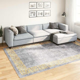 Tappeto Lavabile 190x300 cm Grigio Antiscivolo
