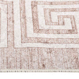 Tappeto Lavabile 80x300 cm Beige