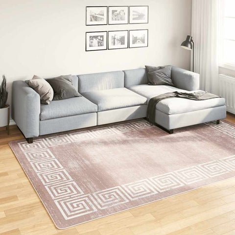 Tappeto Lavabile 190x300 cm Beige Antiscivolo