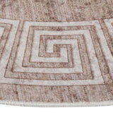 Tappeto Lavabile 120 cm Beige