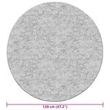 Tappeto Lavabile 120 cm Antracite Antiscivolo