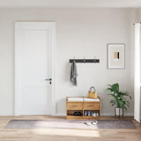 Tappeto Lavabile 80x300 cm Grigio Antiscivolo