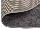 Tappeto Lavabile 120 cm Grigio