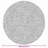 Tappeto Lavabile 120 cm Grigio